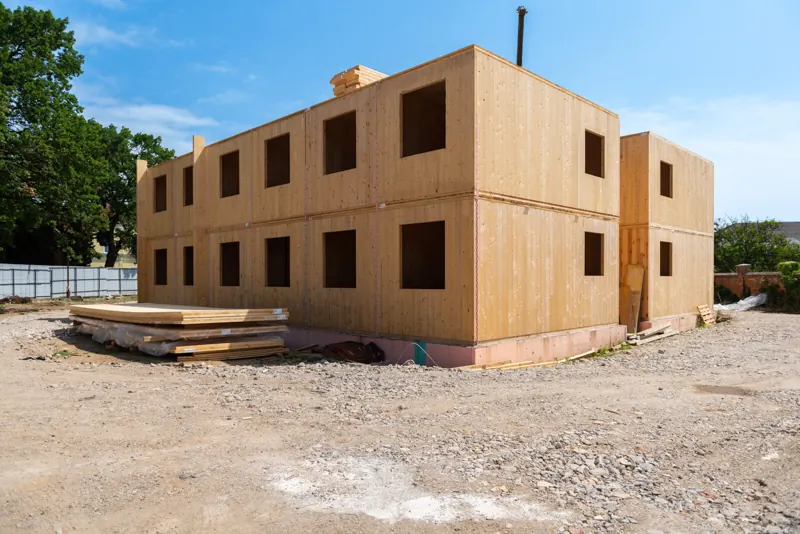 Kórházi nővérszálló CLT-szerkezettel – Szombathely